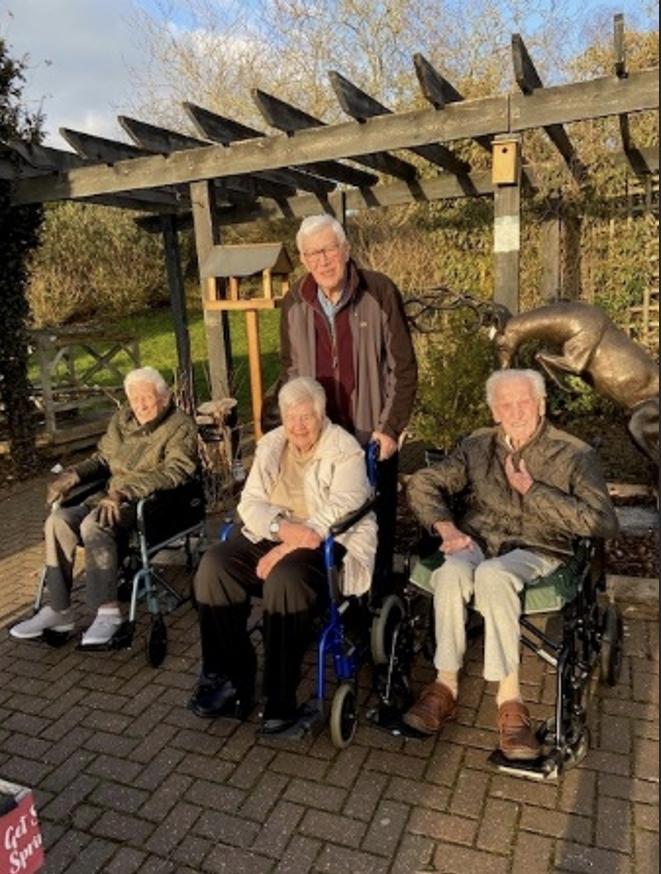 Residents on an outing into the local area