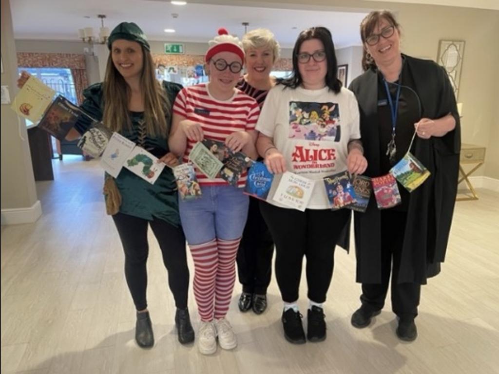 Our team on world book day