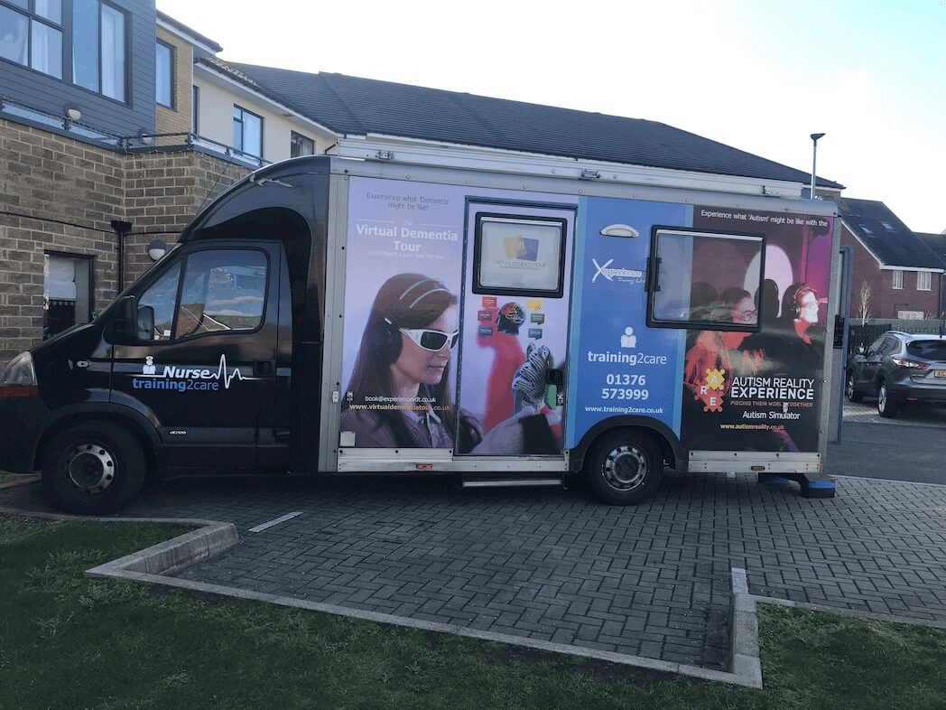 Dementia Bus comes to Penrose Court Care Home