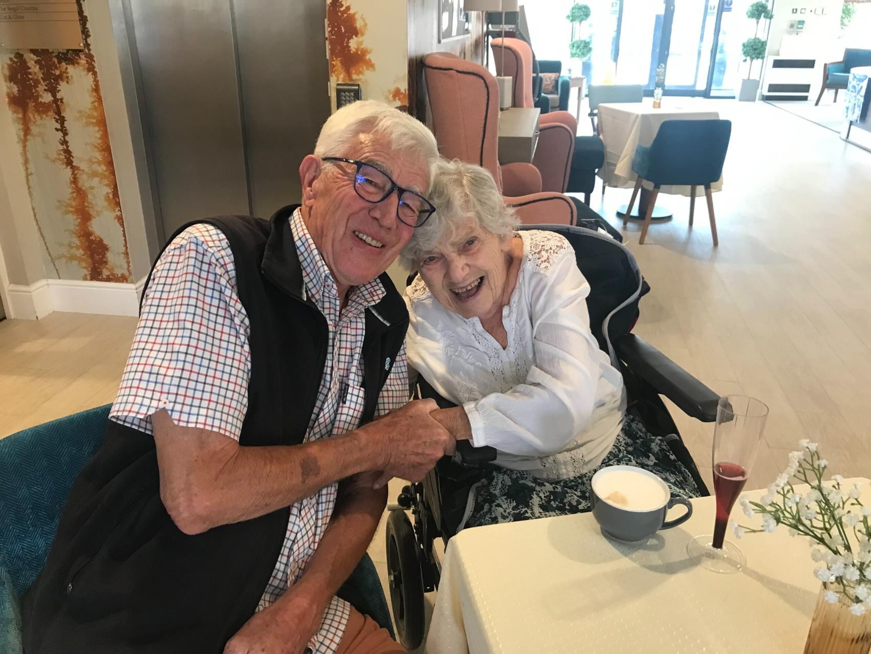 residents sat at the table together