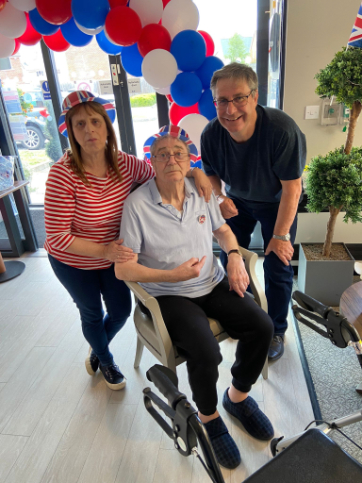 VE day event at Penrose court care home